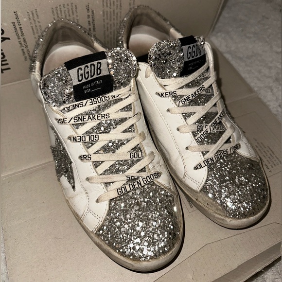 Golden Goose Classic Superstar w/ Glitter - Picture 7 of 9